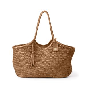 2. Perkins double handle shopper bag camel