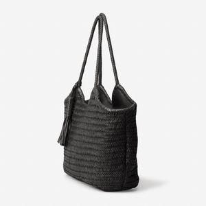 1. Perkins double handle shopper bag black