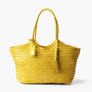 4. Perkins double handle shopper bag lime
