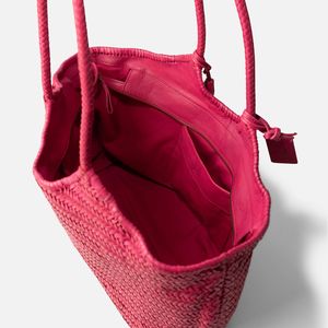 4. Perkins double handle shopper bag fuchsia