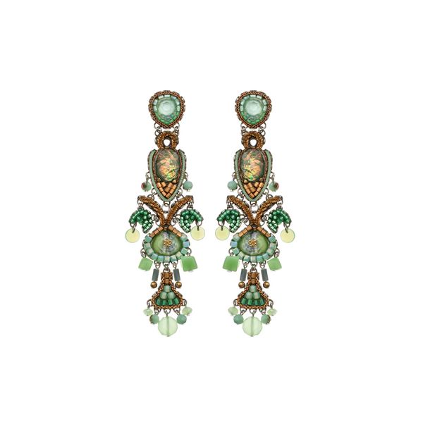 Zostera Earrings, Seagrass Set green AyalaBar