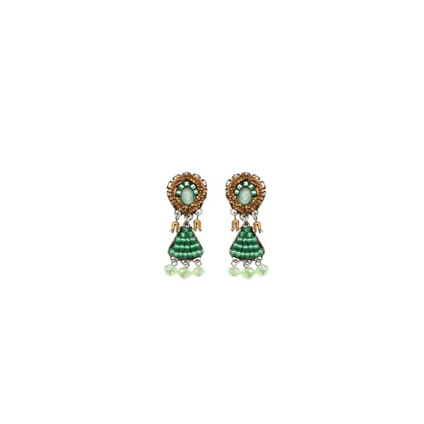 Ruppia Earrings, Seagrass Set green AyalaBar