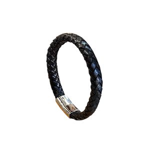 1. Bracciale intreccio piatto Nero