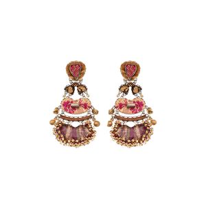 2. Orecchini Prunos, Plum Wine Set oro