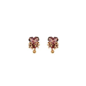 1. Orecchini Baika, Plum Wine Set oro