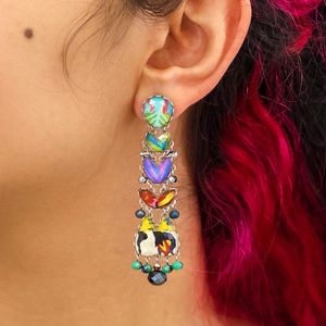 2. BonBon earrings, Candy Twist Set blue