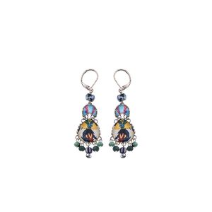 2. Lolly Earrings, Candy Twist Set blue