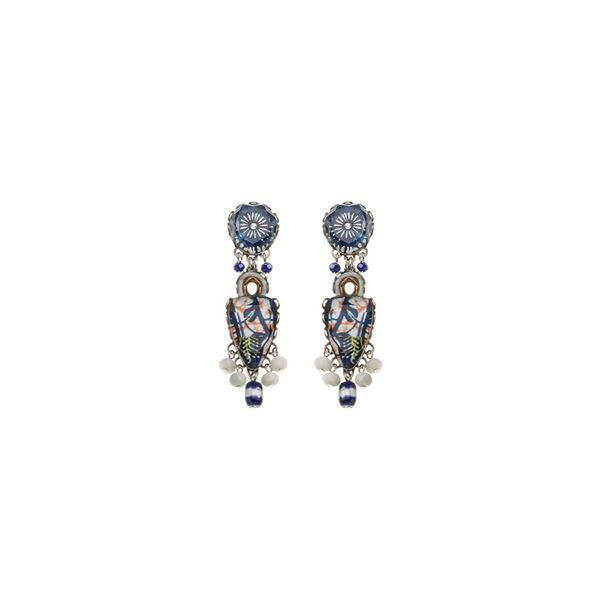 Apollo Earrings, Blue Domes Set blue AyalaBar