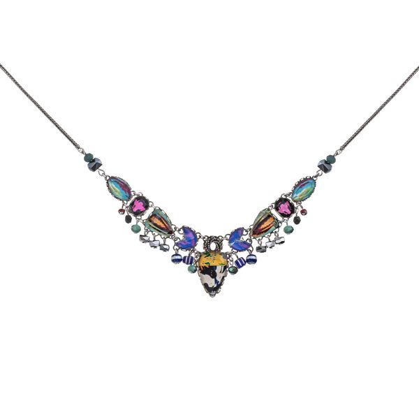Licorice Necklace, Candy Twist Set blue AyalaBar