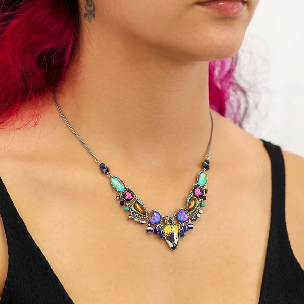 2. Licorice Necklace, Candy Twist Set blue AyalaBar r3640
