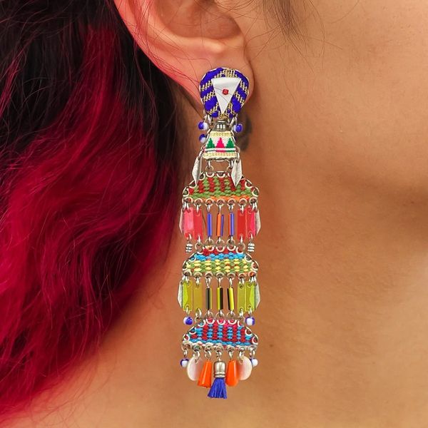 1. Orecchini Spectrum, African Dance Set multicolor AyalaBar s2433